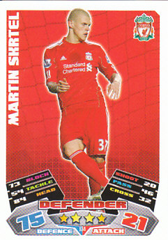 Martin Skrtel Liverpool 2011/12 Topps Match Attax #134